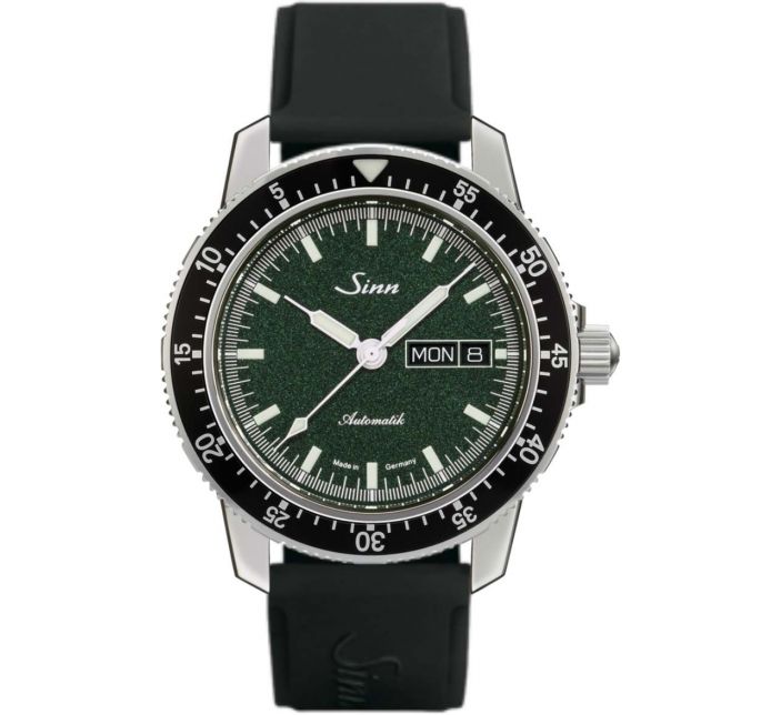 Montre Sinn Classic Pilot Watch 104 St Sa I MG Silicone Strap 