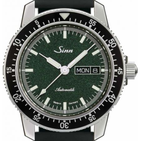 Montre Sinn Classic Pilot Watch 104 St Sa I MG Silicone Strap 