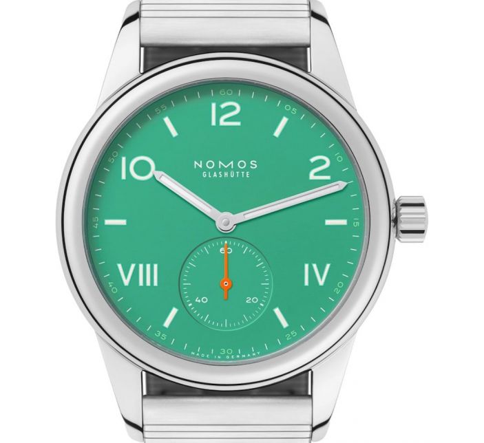 Montre Nomos Club Campus Electric Green Steel