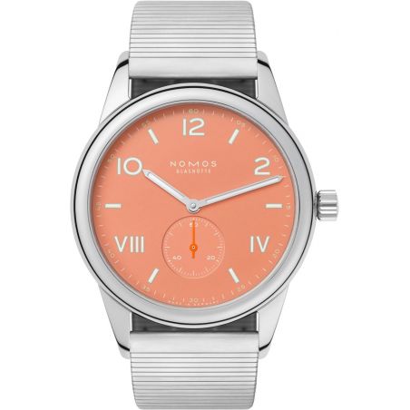 Montre Nomos Club Campus 38 Cream Coral Steel