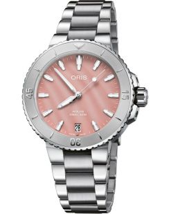 Aquis Date 36,5mm Pink - Oris 