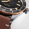 Divers Sixty-Five 40mm Bronze Bezel Black/Light Brown Leather - Oris