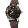 Divers Sixty-Five 40mm Bronze Bezel Black/Dark Brown Leather - Oris