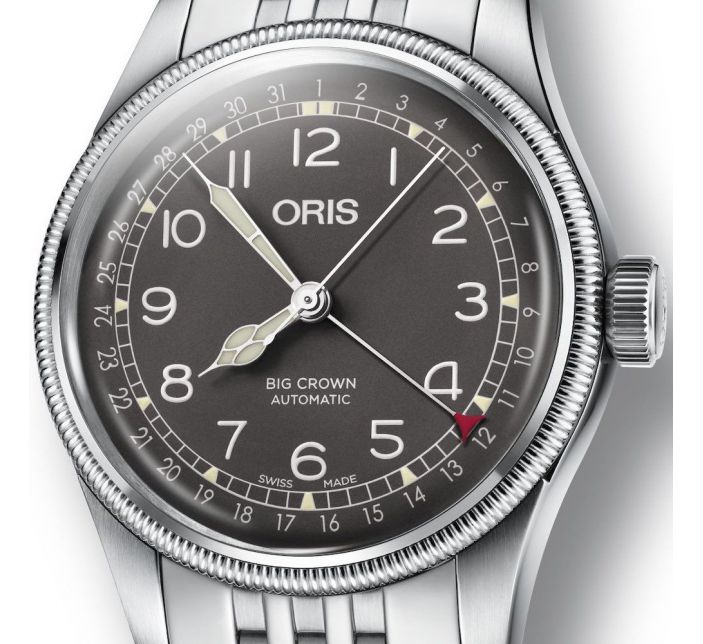 Big Crown Pointer Date 40mm Black Steel - Oris 