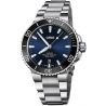 Aquis Date 43,5mm Blue Sunray/Steel - Oris 