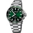 Aquis Date 43,5mm Green Sunray/Steel - Oris 