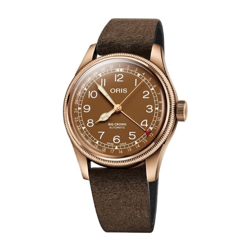 Montre Oris Big Crown Bronze Pointer Date Bronze Leather 