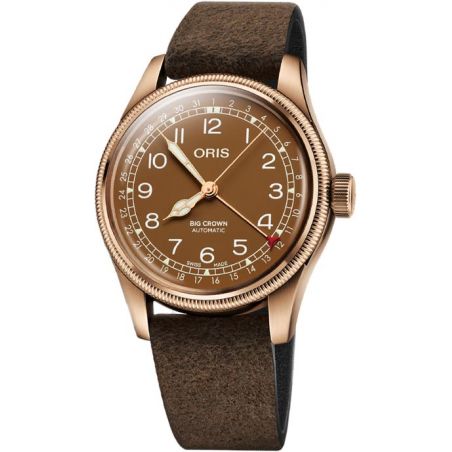 Montre Oris Big Crown Bronze Pointer Date Bronze Leather 