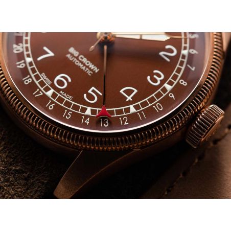 Montre Oris Big Crown Bronze Pointer Date Bronze Leather 