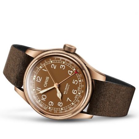 Montre Oris Big Crown Bronze Pointer Date Bronze Leather 