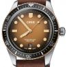 Montre Oris Divers Sixty-Five 40mm Bronze Bezel Brown Light Brown Leather