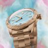 Montre Oris Divers Sixty-Five Cotton Candy Bronze Blue 