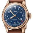 Big Crown Bronze Pointer Date Blue Leather - Oris 