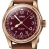 Montre Oris Big Crown Bronze Pointer Date Red Leather 