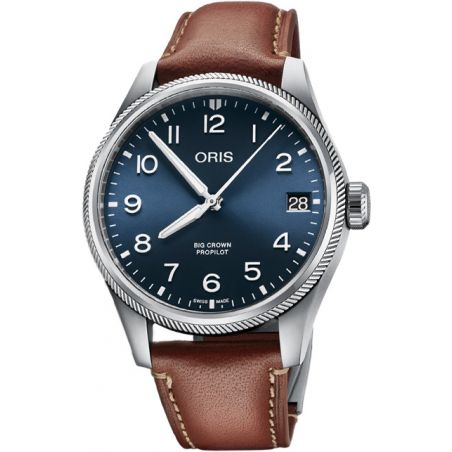 Big Crown ProPilot Big Date Blue Leather - Oris 