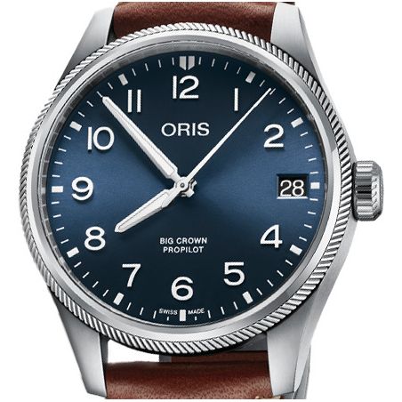 Big Crown ProPilot Big Date Blue Leather - Oris 