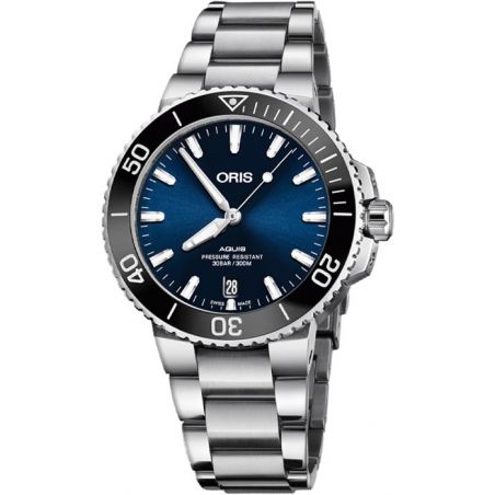 Aquis Date 39,5mm Blue/Steel - Oris 