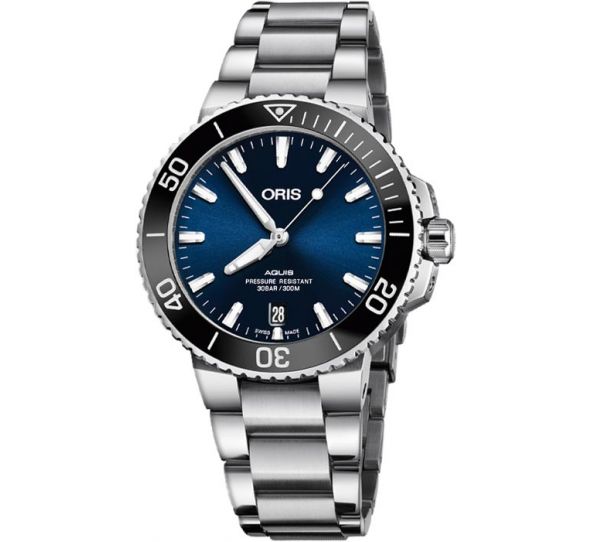 Aquis Date 39,5mm Blue/Steel - Oris 