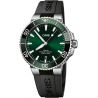 Aquis Date 41,5mm Green/Rubber - Oris 