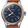 Big Crown Pointer Date 36mm Dark Blue/Light Brown Leather - Oris