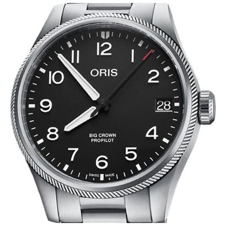 Big Crown ProPilot Big Date Black Steel - Oris 