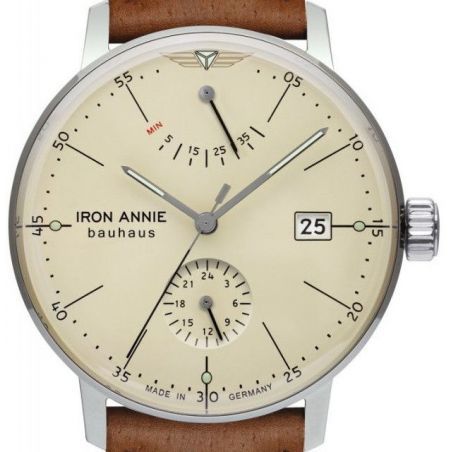 Montre Iron Annie Bauhaus Réserve de Marche Beige 5060-5