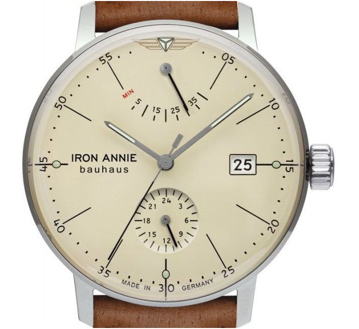 Montre Iron Annie Bauhaus Réserve de Marche Beige 5060-5