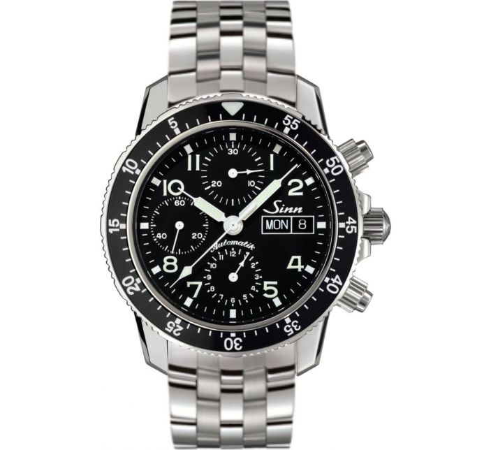 Montre Sinn Traditional Pilot Chronograph 103 St Sa Solid Strap 