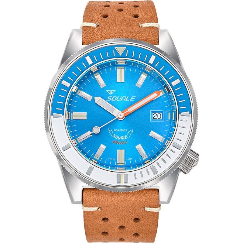 60 Atmos Matic Light Blue - Squale