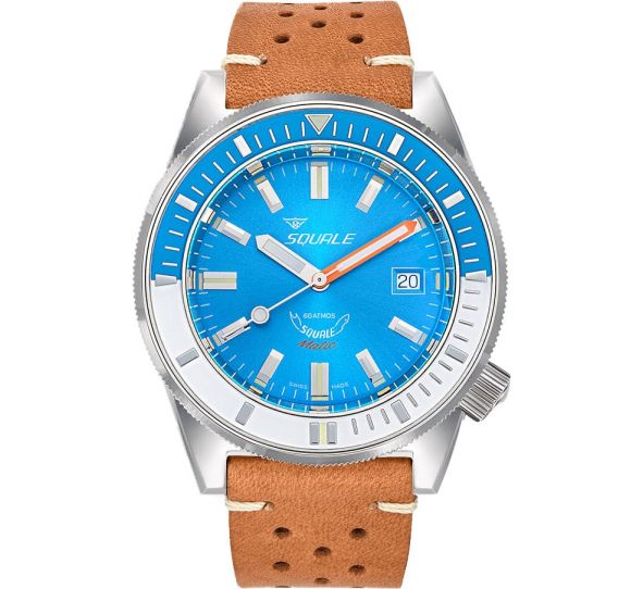 60 Atmos Matic Light Blue - Squale