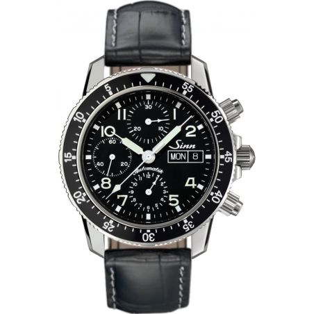 Montre Sinn Traditional Pilot Chronograph 103 St Sa Leather Strap