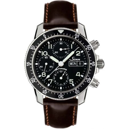 Traditional Pilot Chronograph 103 St Sa Leather Strap - Sinn