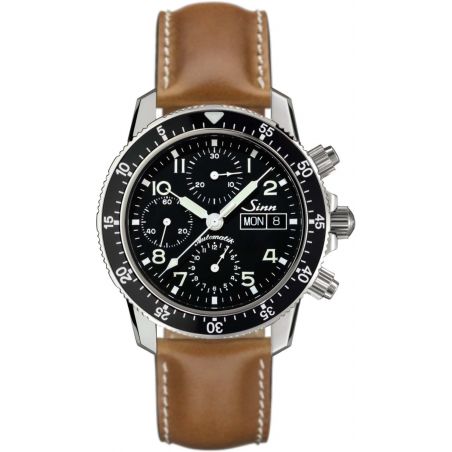 Montre Sinn Traditional Pilot Chronograph 103 St Sa Leather Strap