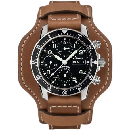 Traditional Pilot Chronograph 103 St Sa Leather Strap - Sinn