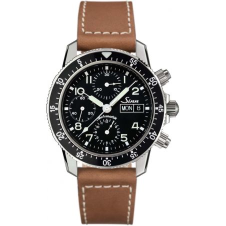 Traditional Pilot Chronograph 103 St Sa Leather Strap - Sinn