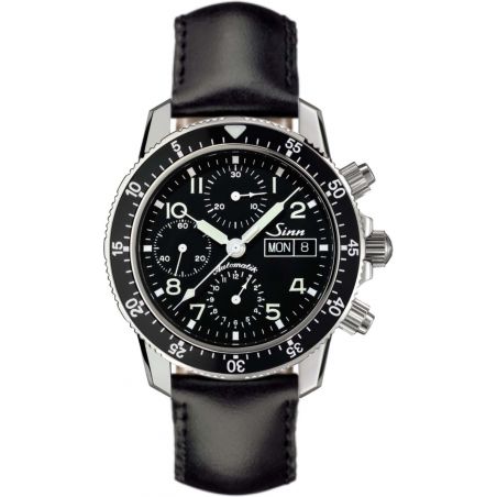 Montre Sinn Traditional Pilot Chronograph 103 St Sa Leather Strap