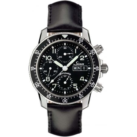 Traditional Pilot Chronograph 103 St Sa Leather Strap - Sinn