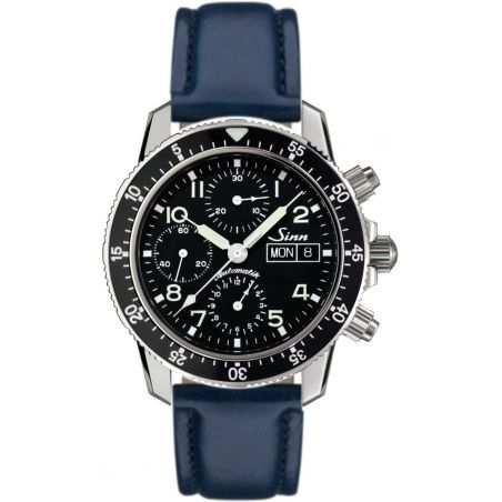 Montre Sinn Traditional Pilot Chronograph 103 St Sa Leather Strap