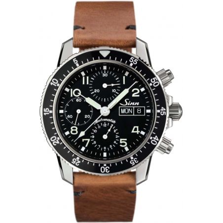 Montre Sinn Traditional Pilot Chronograph 103 St Sa Leather Strap