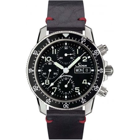 Montre Sinn Traditional Pilot Chronograph 103 St Sa Leather Strap
