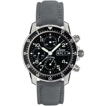 Traditional Pilot Chronograph 103 St Sa Leather Strap - Sinn