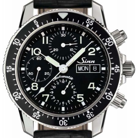 Traditional Pilot Chronograph 103 St Sa Leather Strap - Sinn