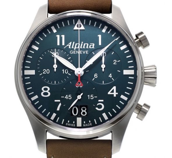 Montre Alpina Startimer Pilot Big Date Chronograph AL-372N4S6