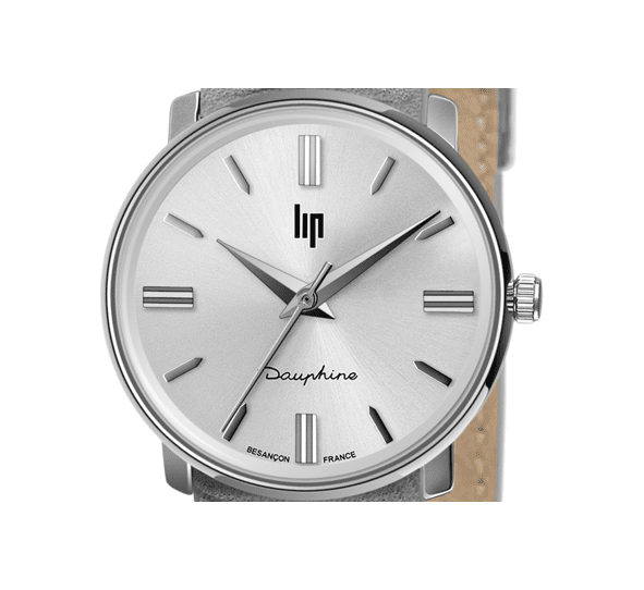 Dauphine 29mm Silver/Grey Leather - LIP 