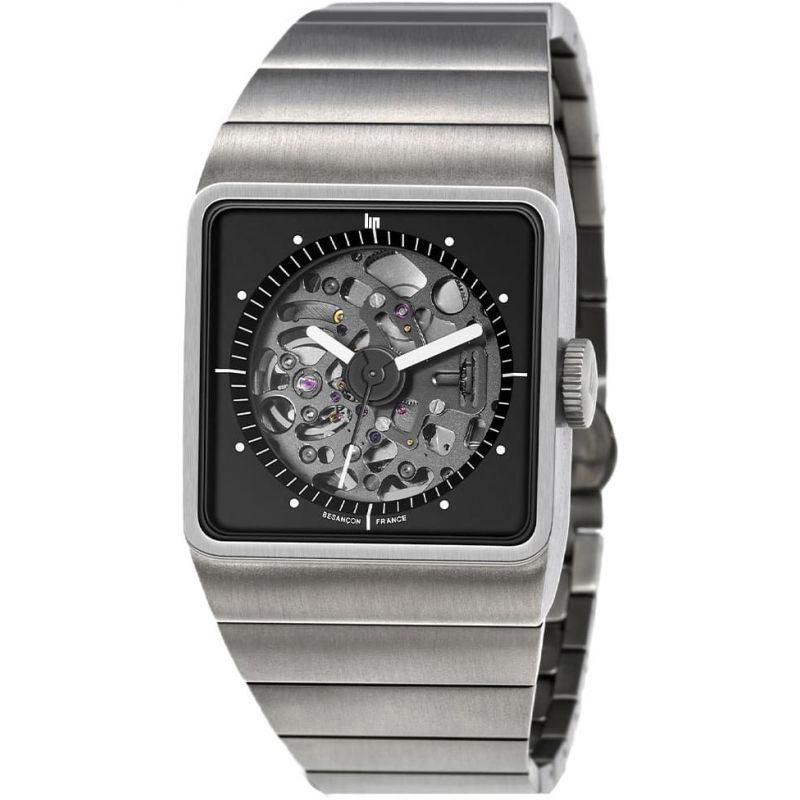 Montre Lip Big TV Titane Squelette 671656