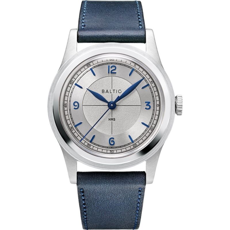 Montre Baltic HMS 003 Argent / Cuir