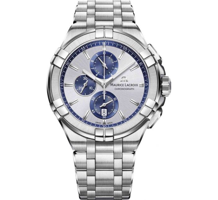 Aikon Quartz Chronographe 44mm Silver Bleu/Acier - Maurice Lacroix 