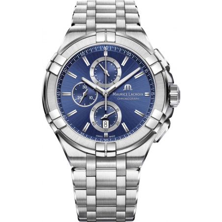 Aikon Quartz Chronographe 44mm Bleu/Acier - Maurice Lacroix 