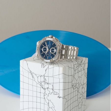 Aikon Quartz Chronographe 44mm Bleu/Acier - Maurice Lacroix 
