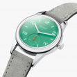 Montre Nomos Club Campus Electric Green Leather